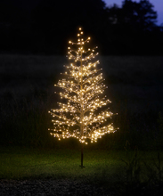 Juletre Basis 736 LED med blink brun 150 cm